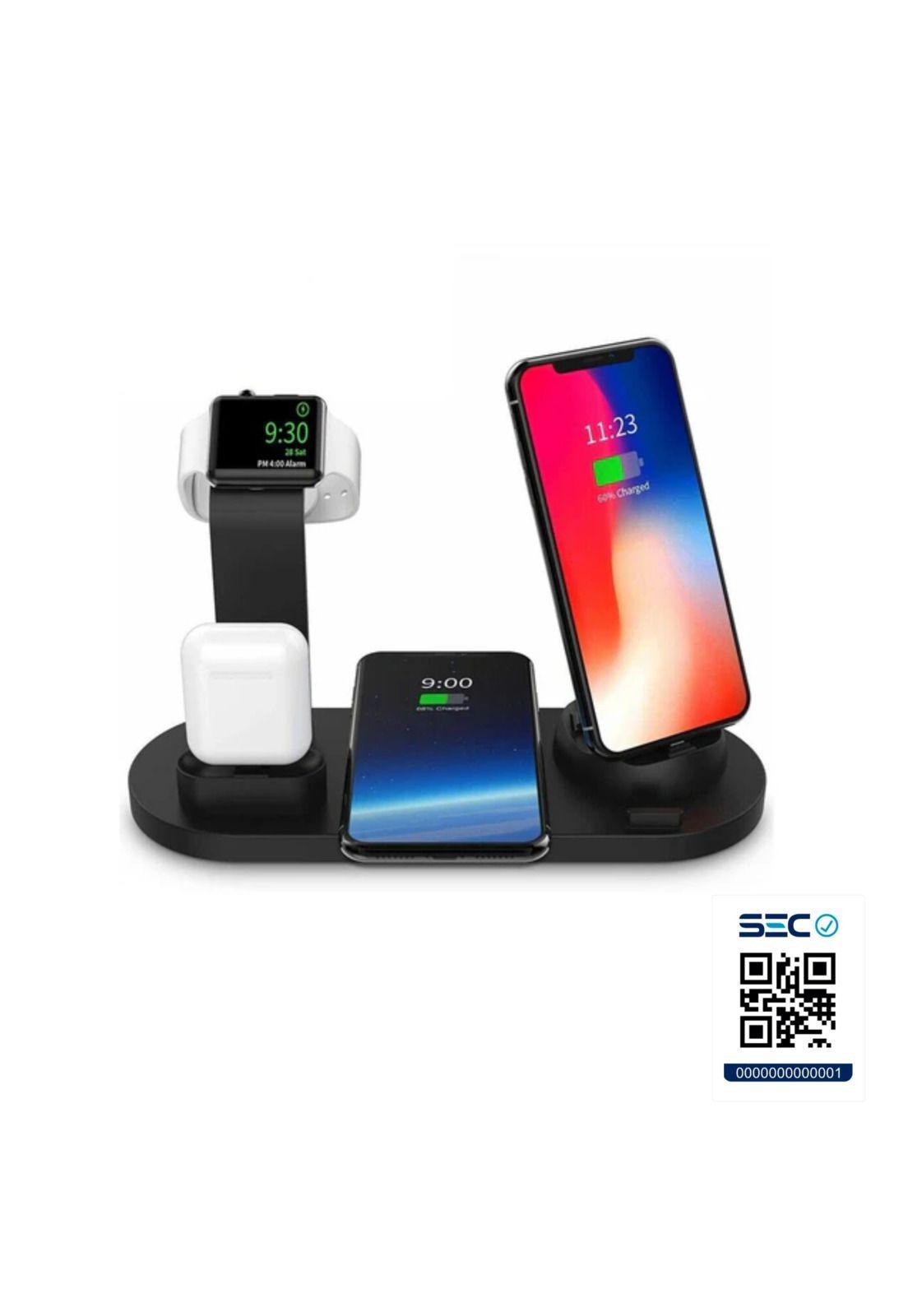 Base Estación Carga Rápida Inalámbrico 4 en 1-5