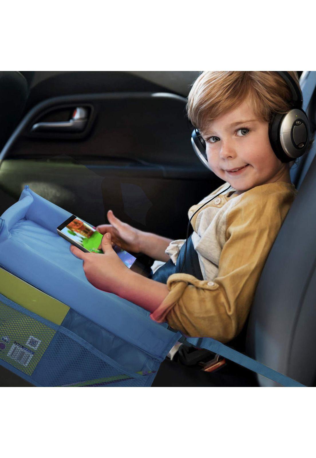 Mesa Viaje Infantil Automóvil Celeste-5