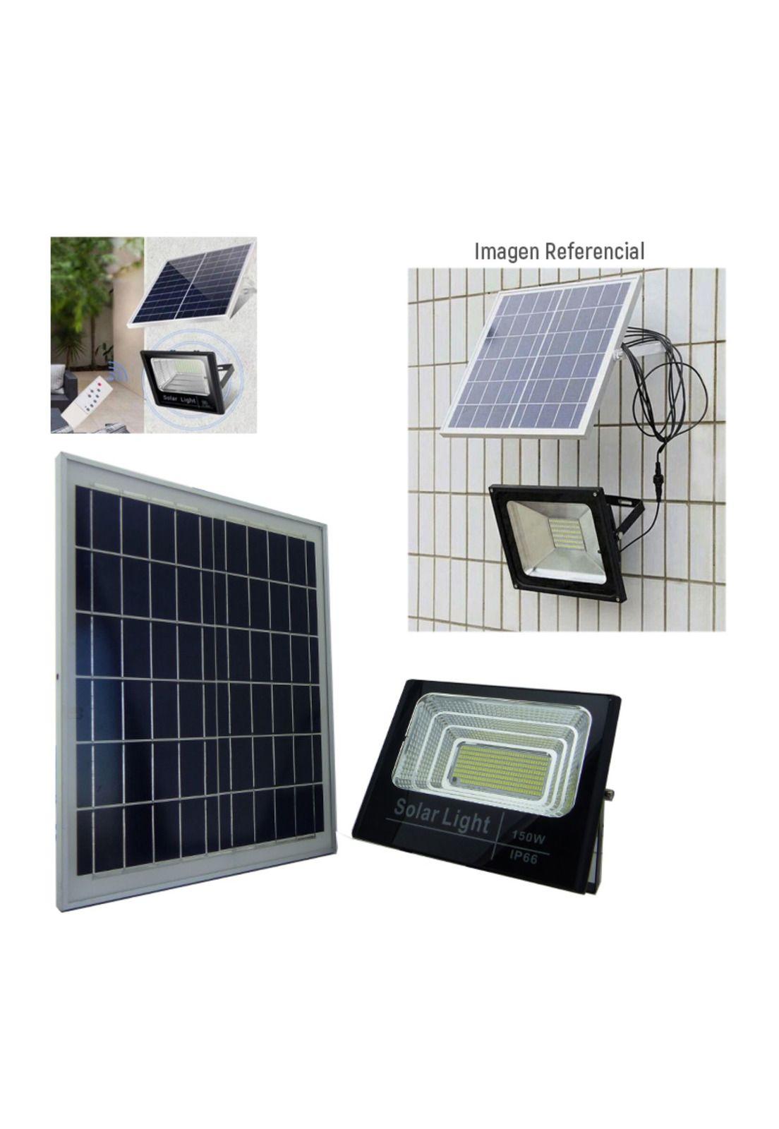 Foco Solar 300 LED 150 Watt Panel Solar Control Remoto-4