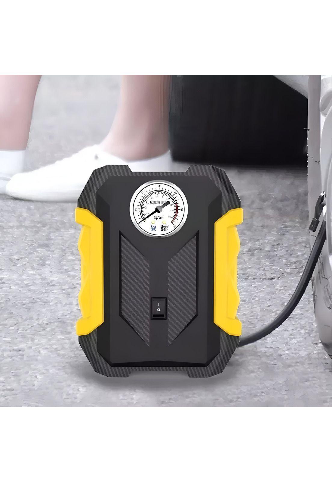 Compresor Aire Portátil Auto 150 PSI Luz Emergencia-4