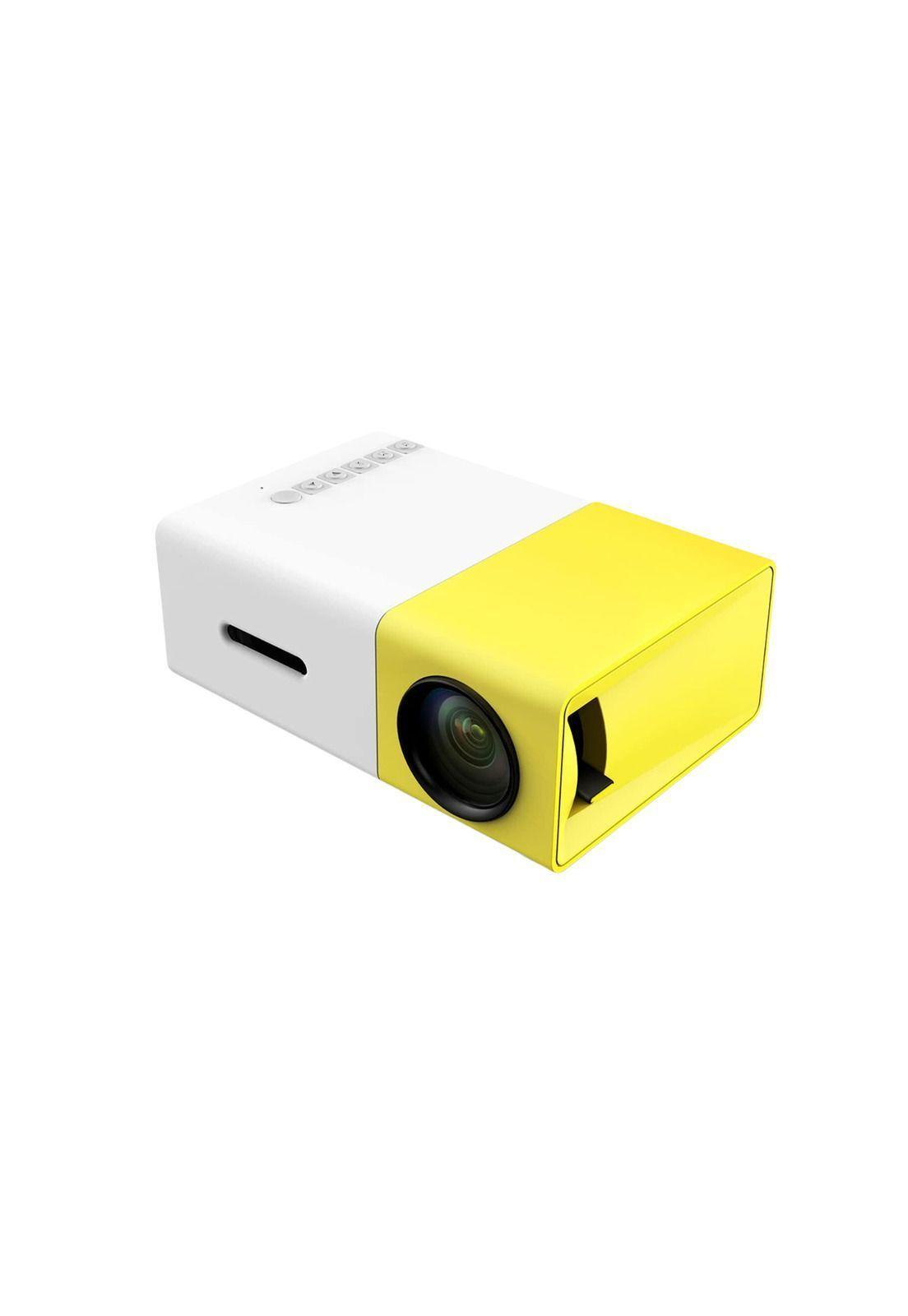 Mini Proyector Video Película USB Hdmi Amarillo Resolución 320 x 240-0