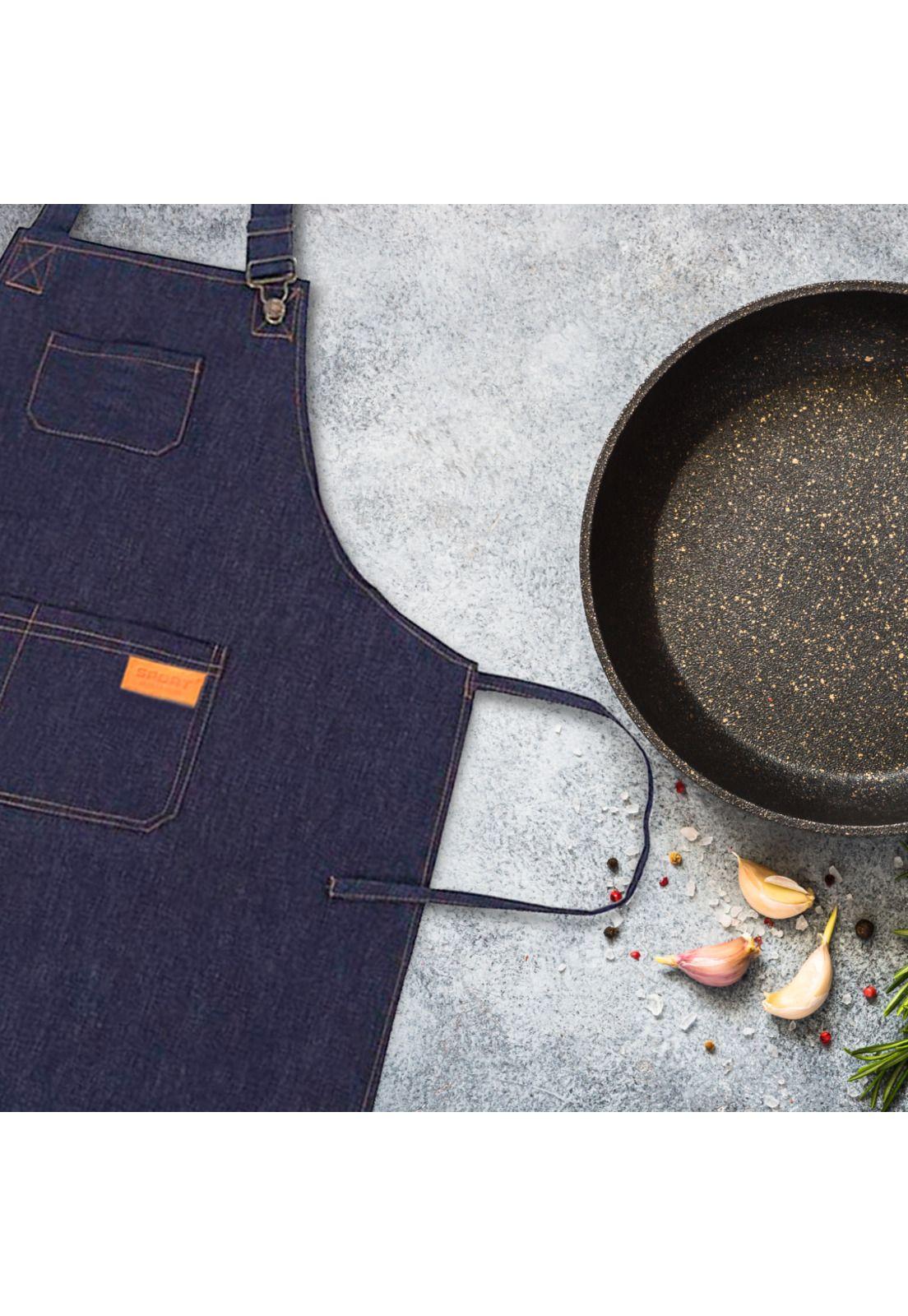 Pechera Delantal Mezclilla Jeans Cocina Asados-2