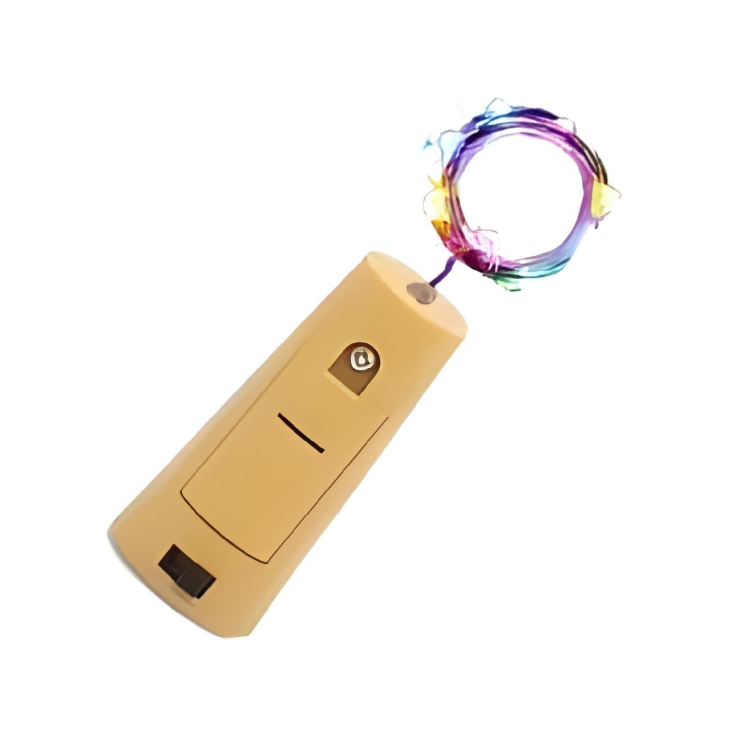 Pack 10 Luces LED Corcho Hada Pilas 2 MTS-2