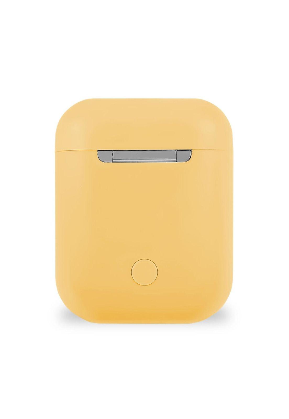 Audífonos Inalámbricos Bluetooth Táctil I12 Tws Amarillo-6
