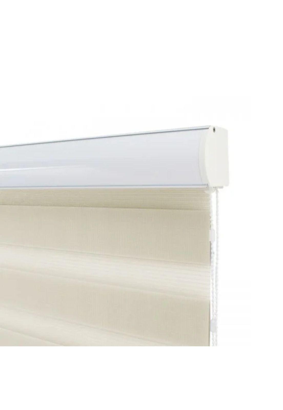 Cortina Roller Persiana Dúo Beige 90x220 CM-2