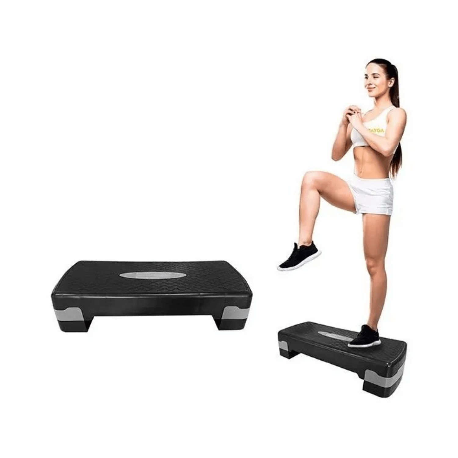 Step Aerobico Antideslizante Fitness Negro-5