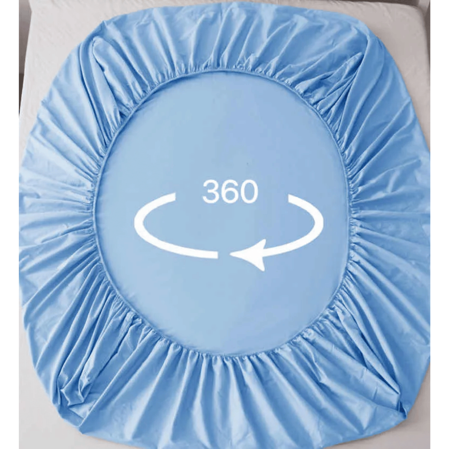 Juego Sábana King 200 Hilos Poli Algodón 4 Piezas Negro-3