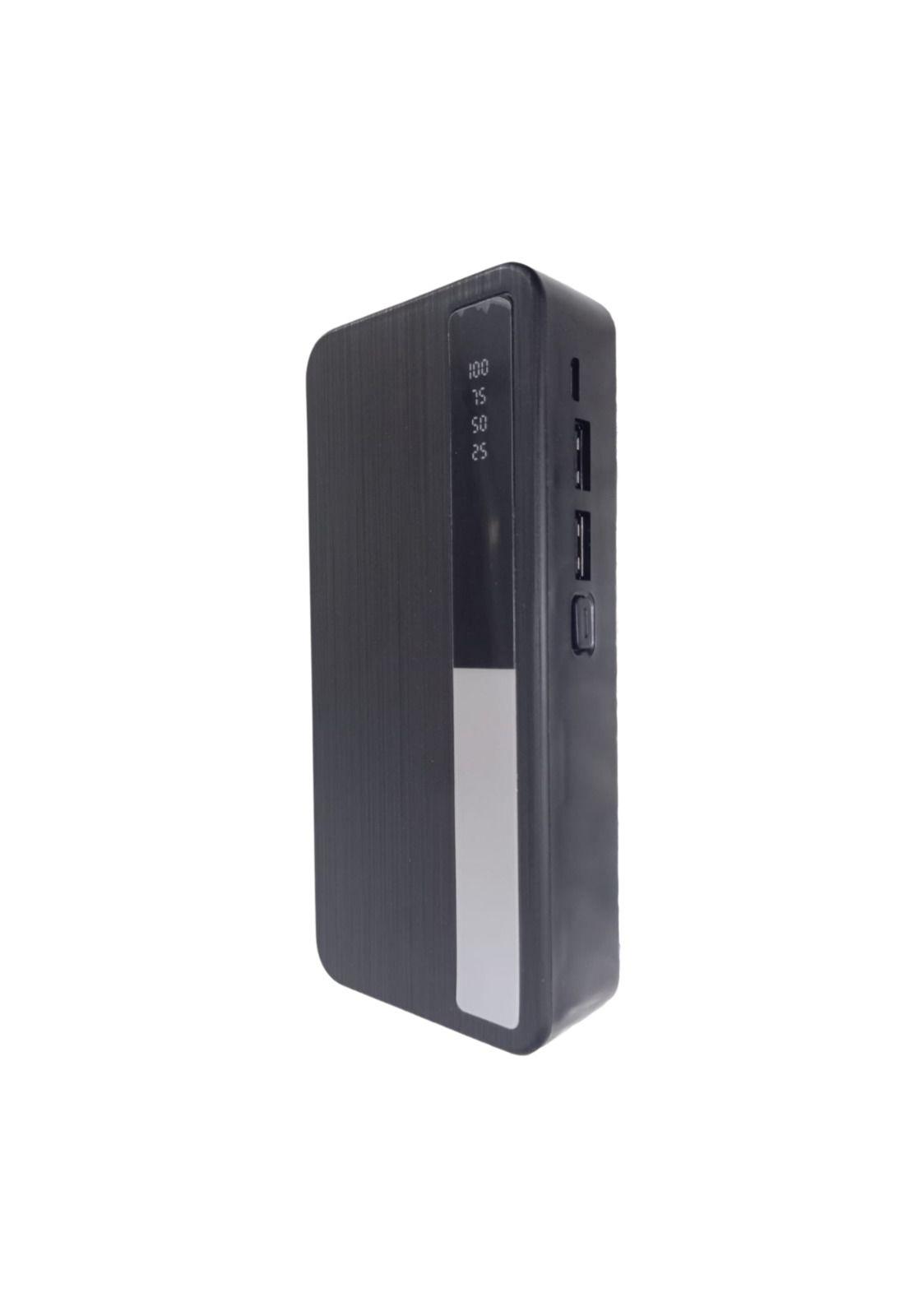Batería Emergencia Power Bank 20.000 MHZ 3 Puertos Negro-2