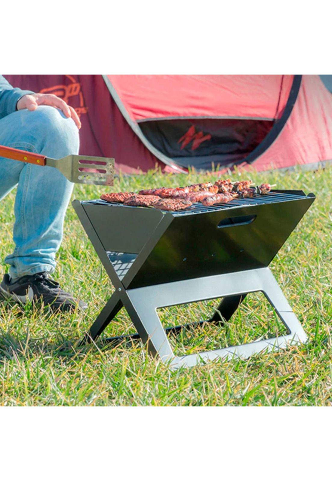 Parrilla Plegable Portátil Metal 44x36x28 CM-7