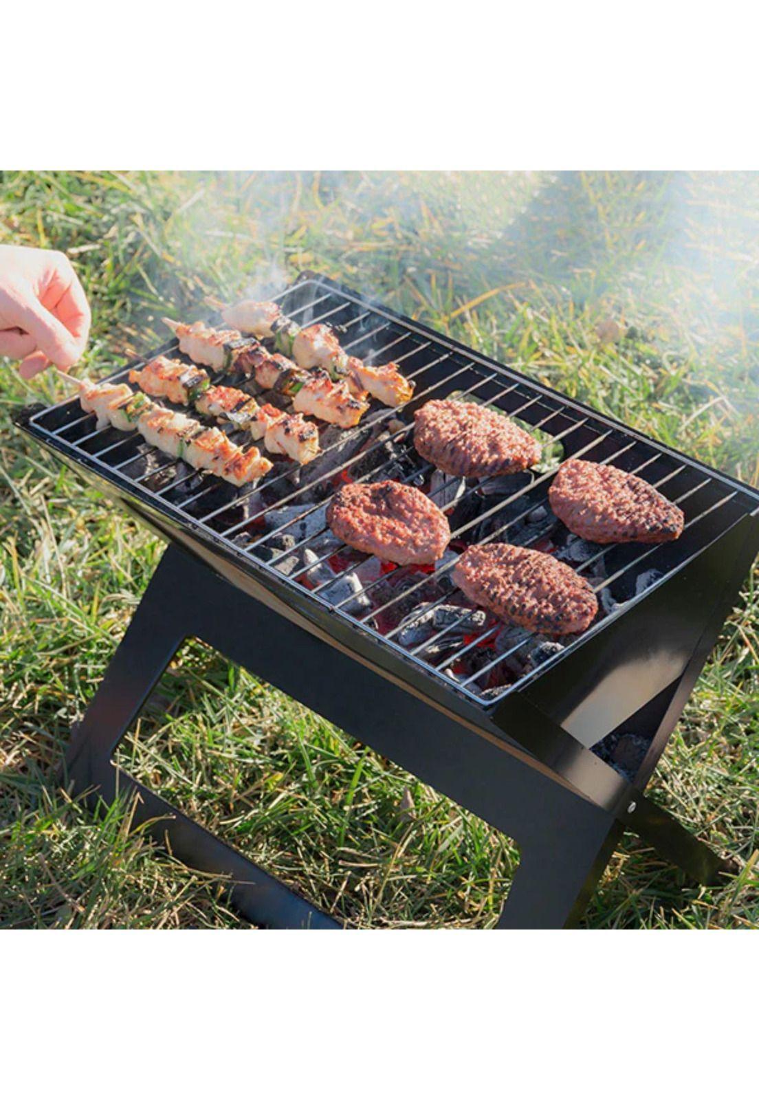 Parrilla Plegable Portátil Metal 44x36x28 CM-6