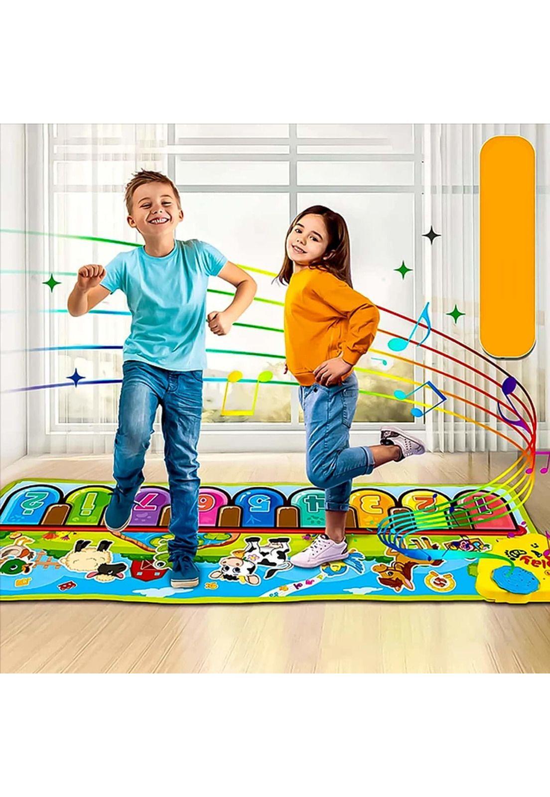 Alfombra Musical Piano Infantil Batería 85X30 CM-3