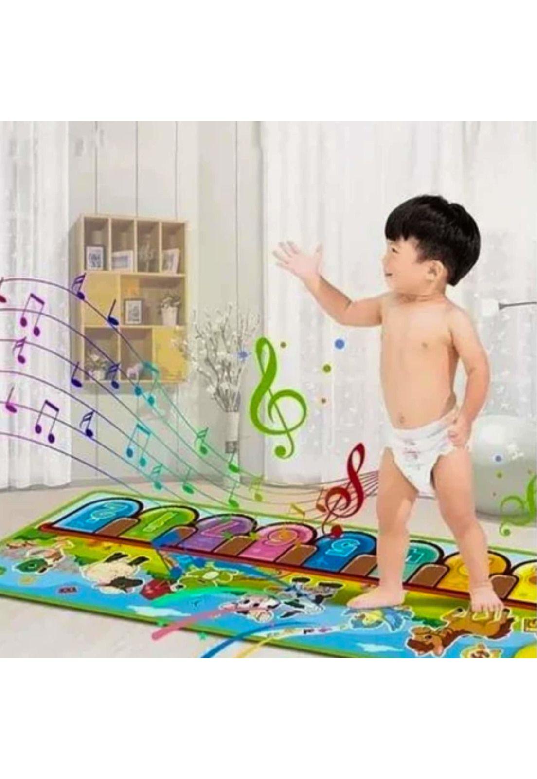 Alfombra Musical Piano Infantil Batería 85X30 CM-4