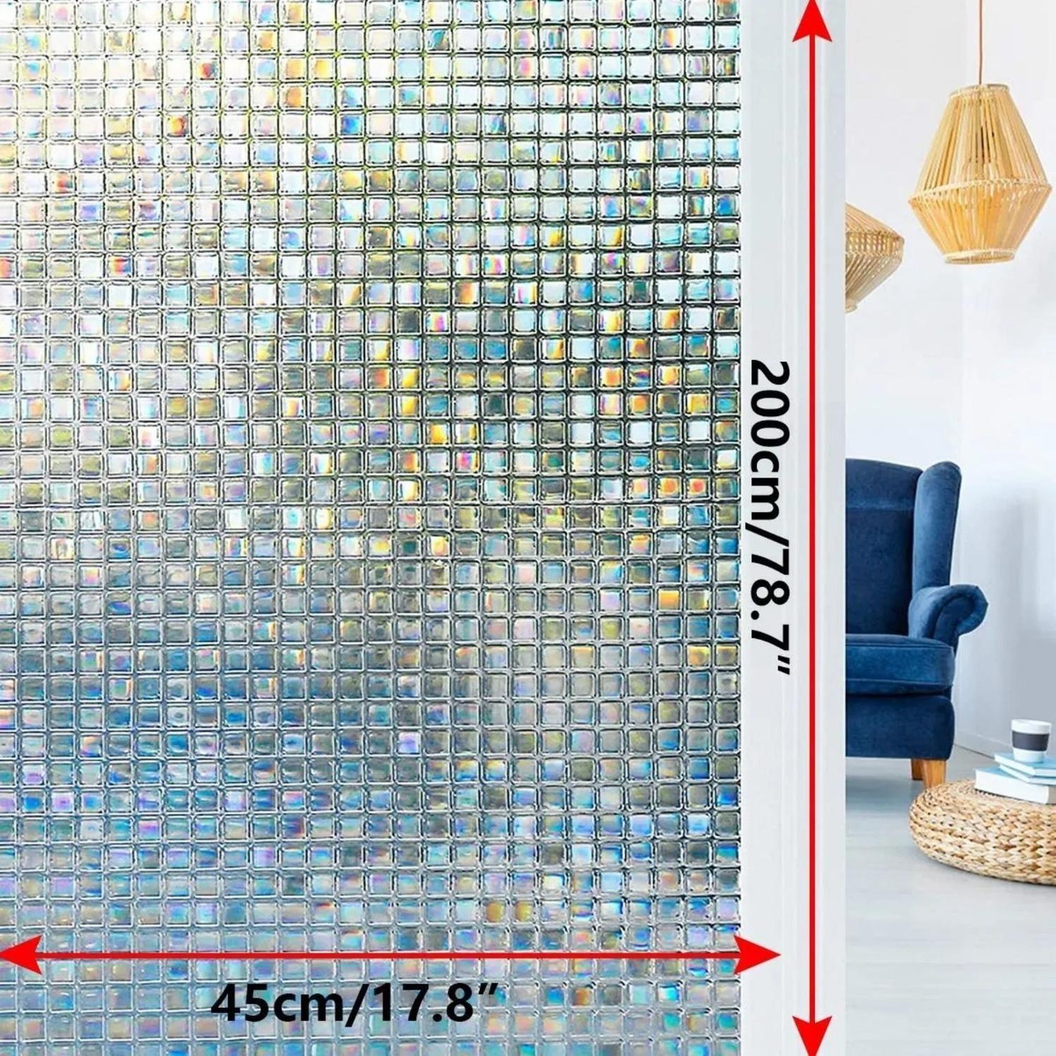 Vinilo Aizo Electrostático Ventana Agua-3