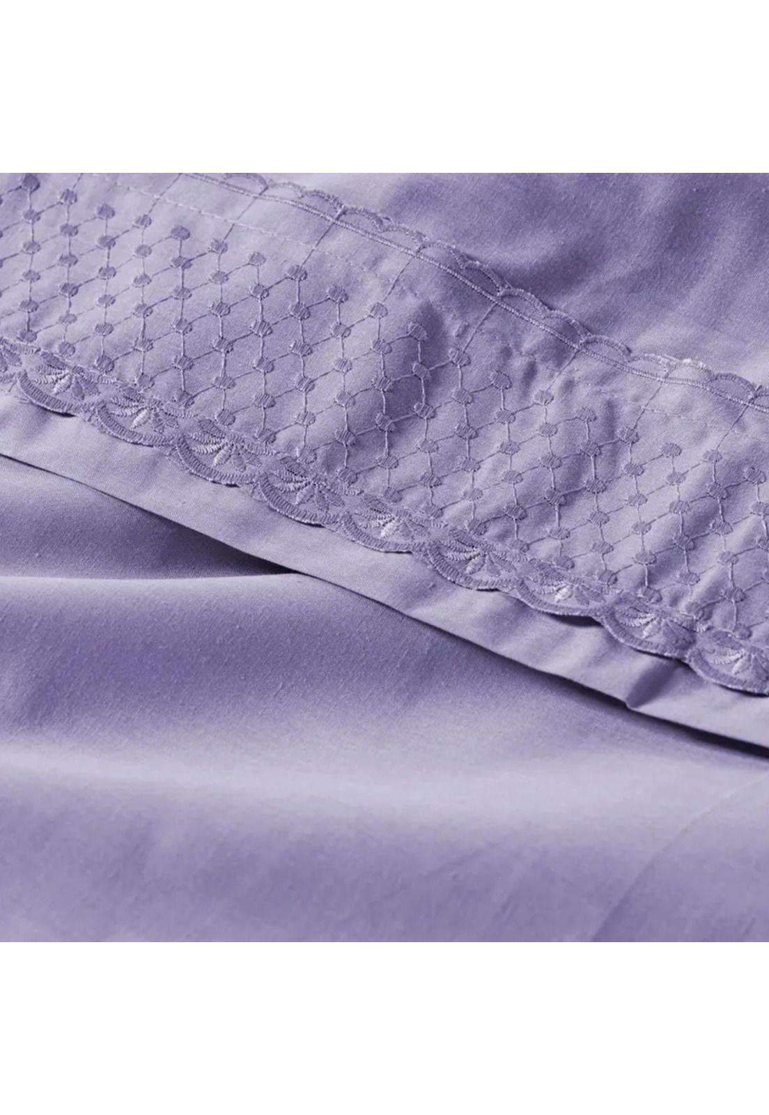 Juego Sábanas King Clay Lila Cannon 144 Hilos-4