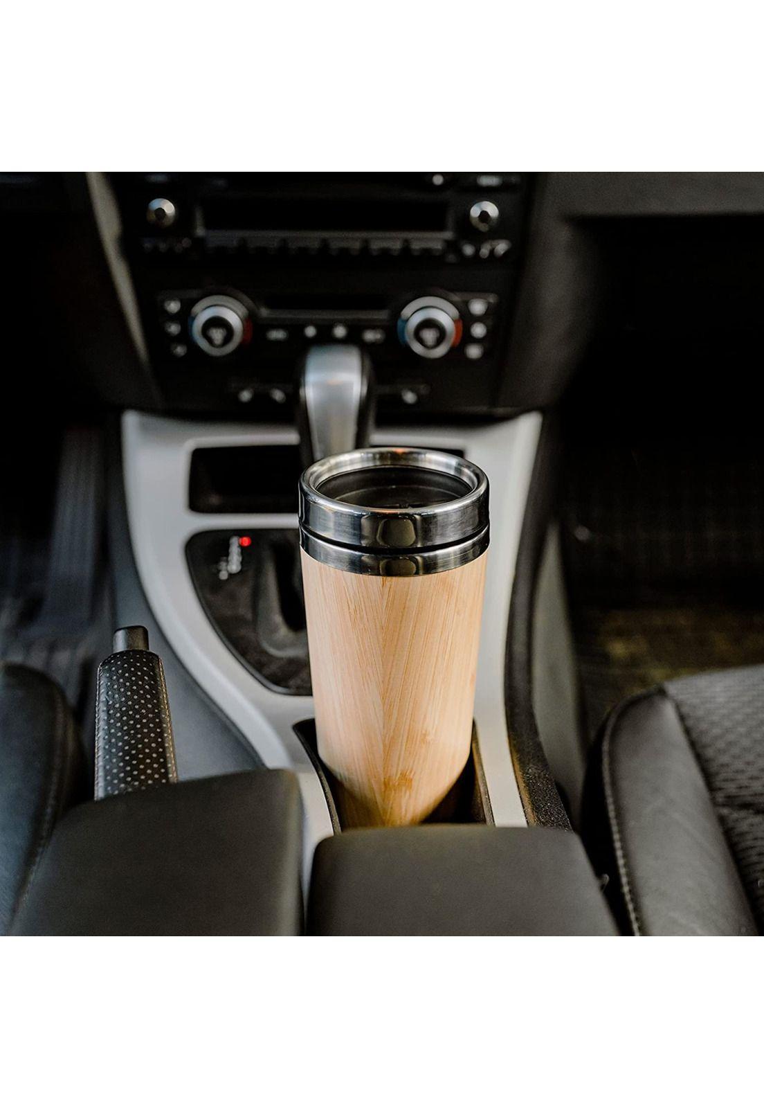 MUG Termo Bambú Acero Inoxidable 420 ML-2