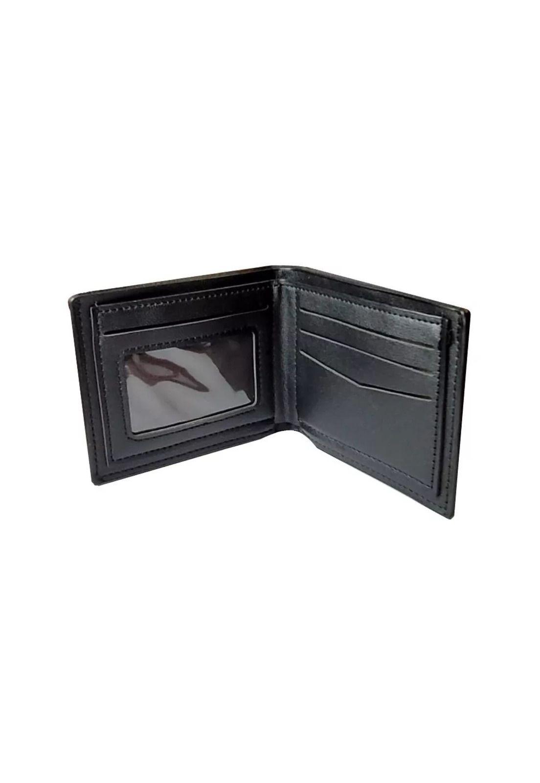 Kit Caja Regalo Hombre Cinturón 130 CM Billetera Bolígrafo Llavero Hebilla Negro-4