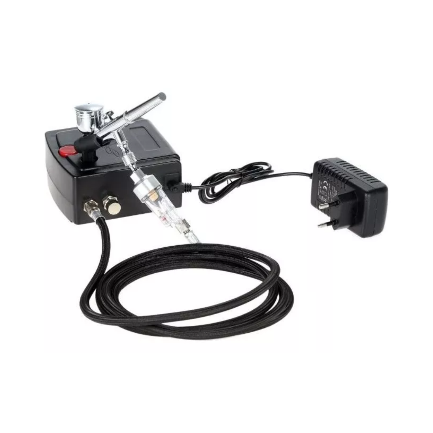 Set Aerógrafo Compreso Multiuso 19,5x10,5x3,5 CM Gris-4