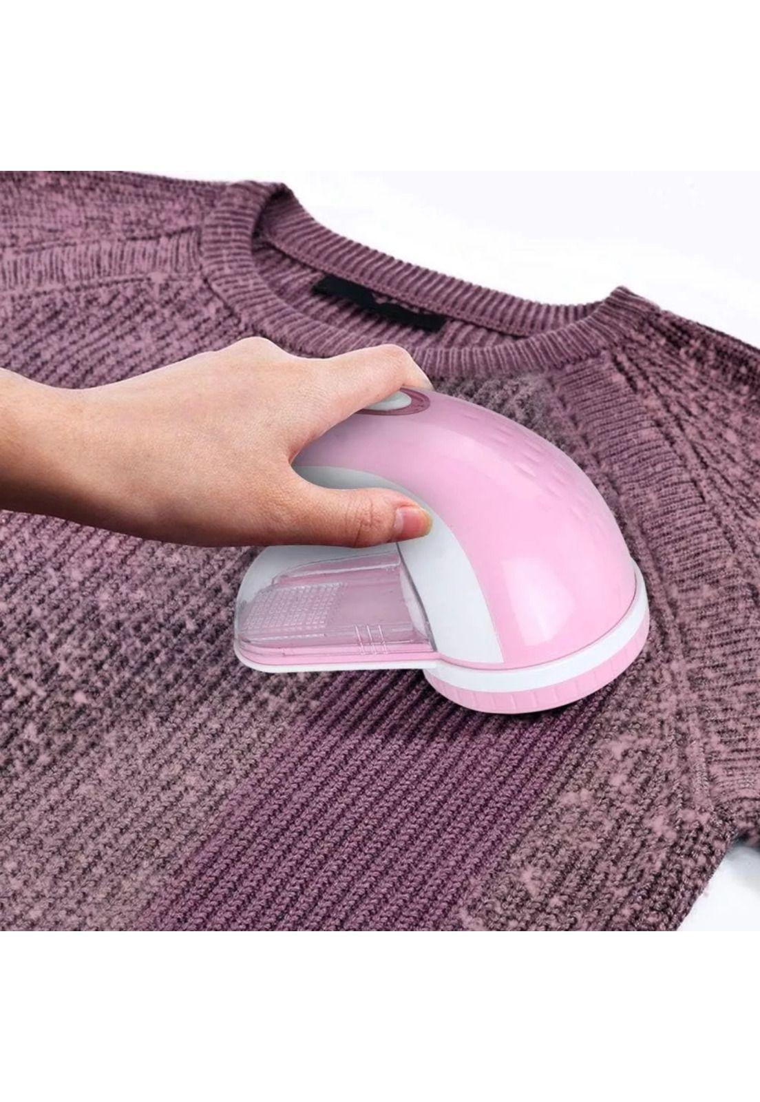 Removedor Cortador Quita Pelusas Eléctrico Recargable Rosado-4