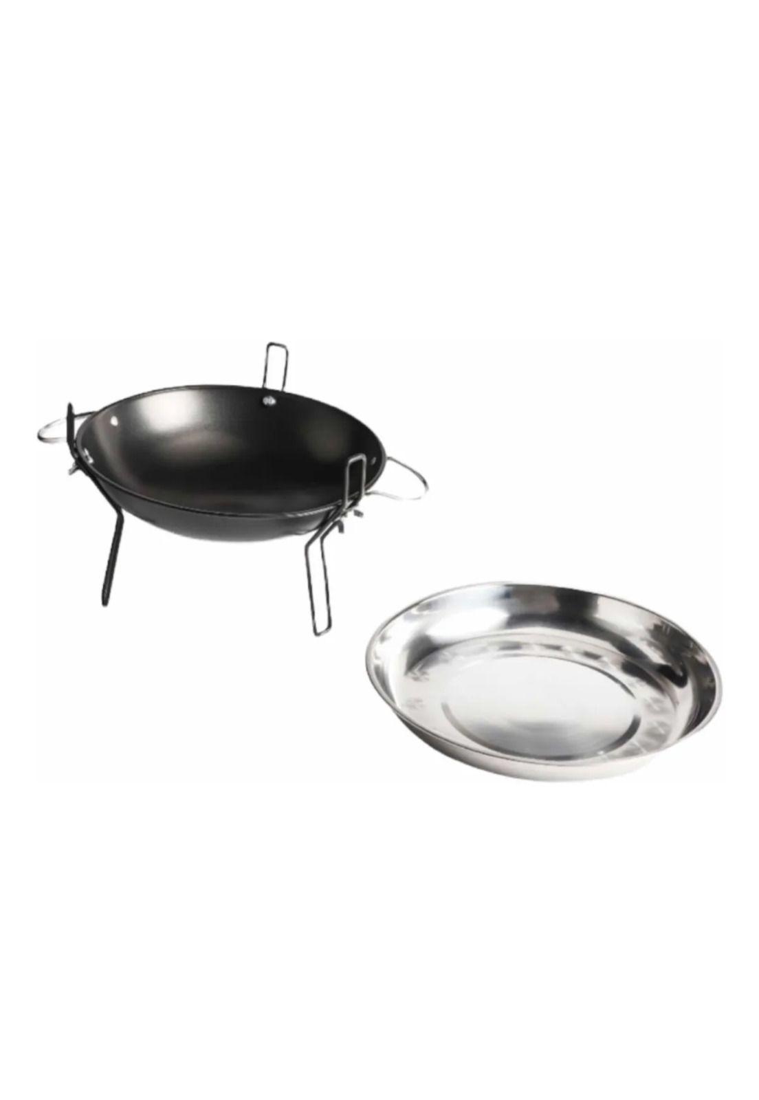 Parrilla Brasero Mesa Acero Inoxidable 30 CM-3