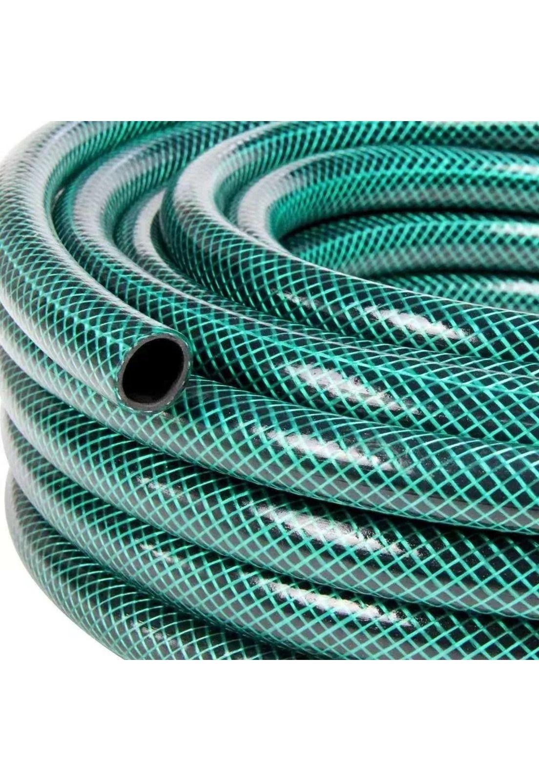 Manguera Reforzada 3/4 Pulgada Malla Rollo 15 MTS 2 MM Espesor Verde-4
