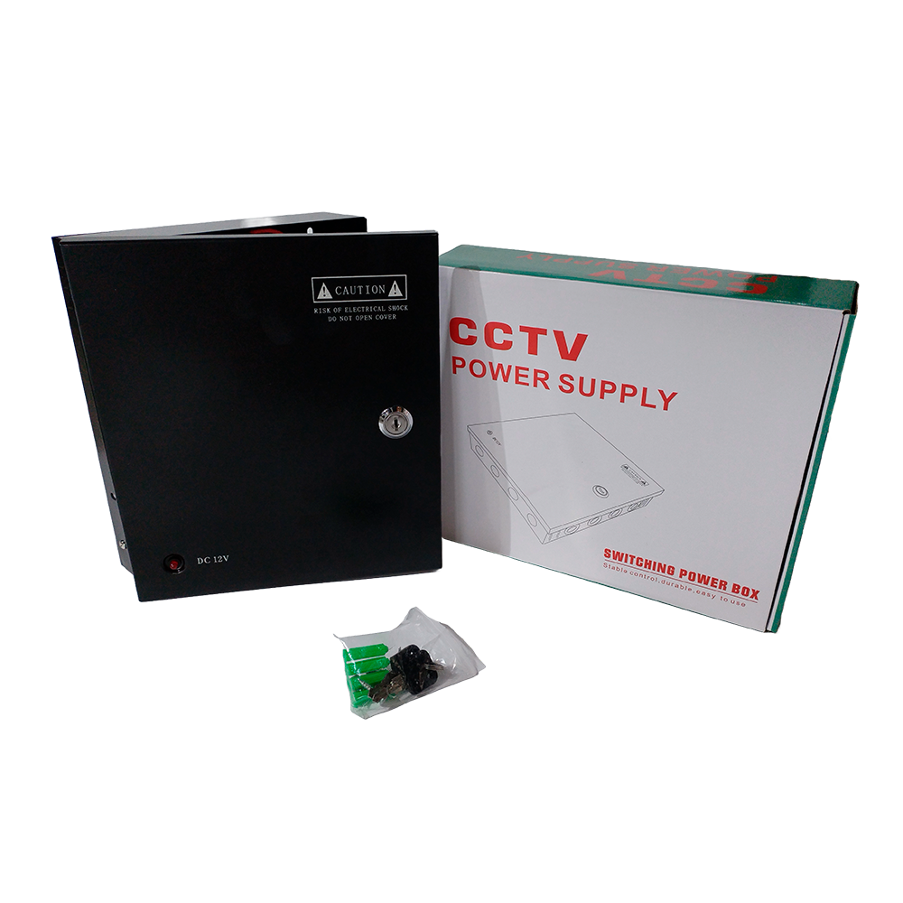 Fuente Poder 12v 10a 9 Canales pc play-2