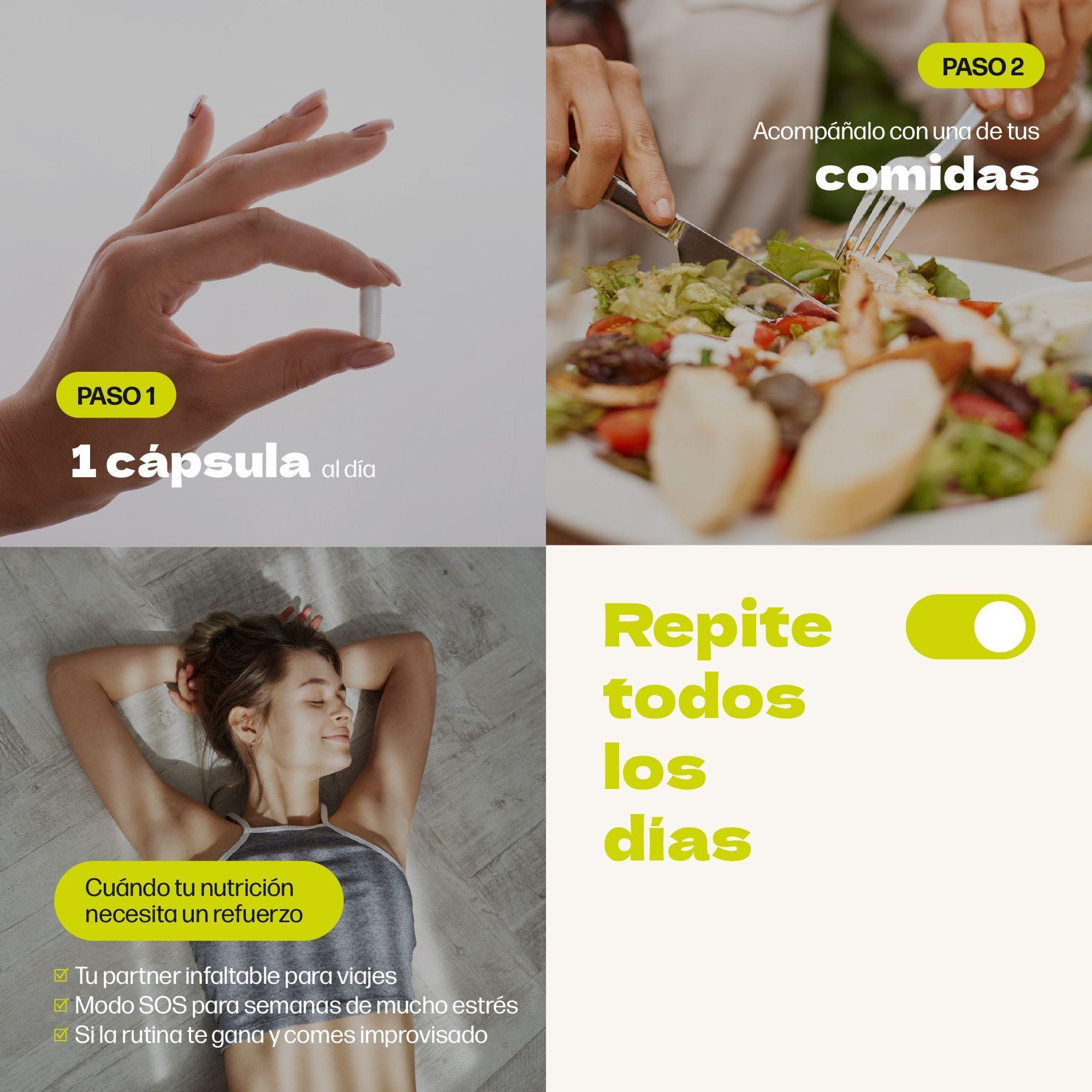Probióticos 50 Billones 14 Cepas y Prebiótico DUN® Digestión e Inmunidad Hero Bi-3