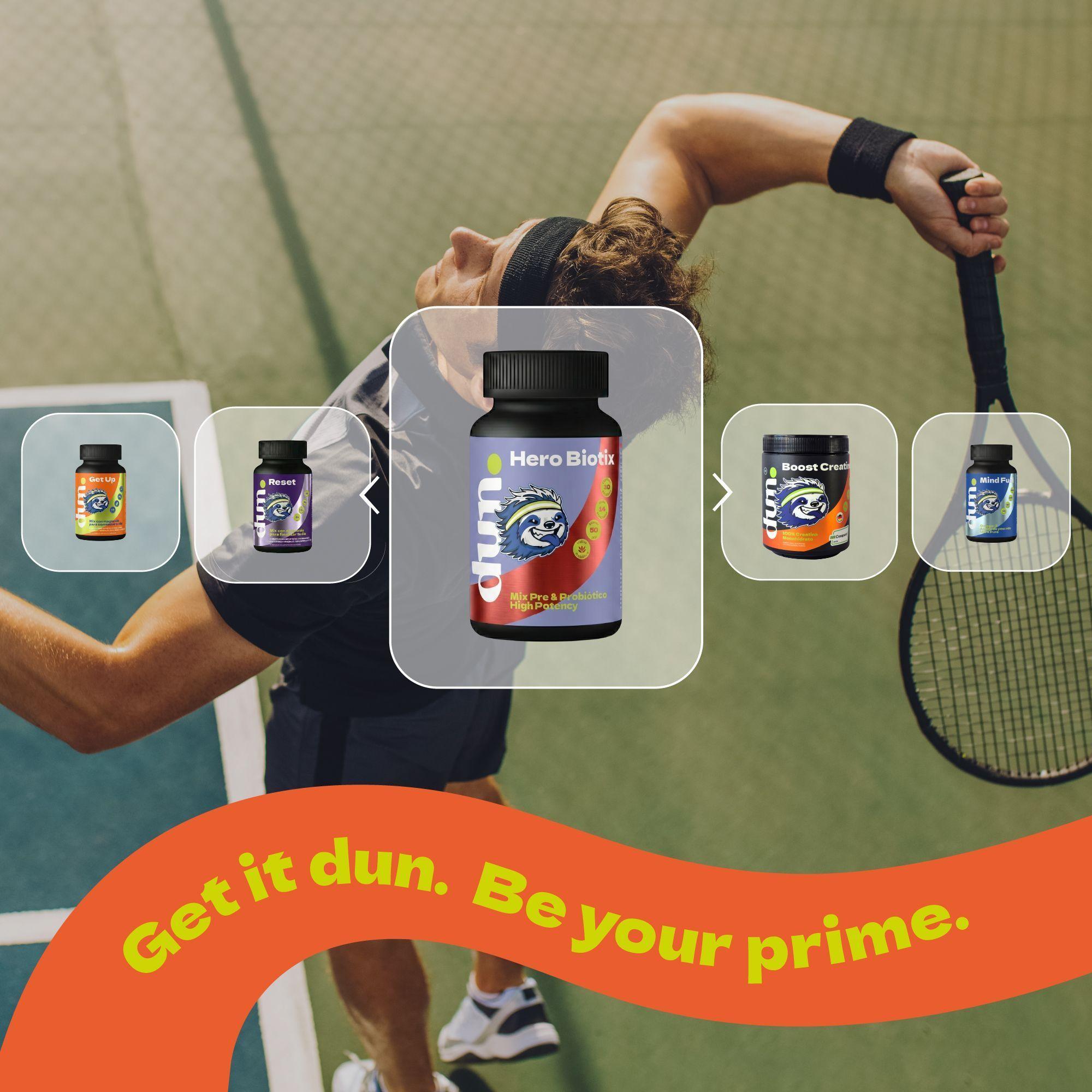 Probióticos 50 Billones 14 Cepas y Prebiótico DUN® Digestión e Inmunidad Hero Bi-5