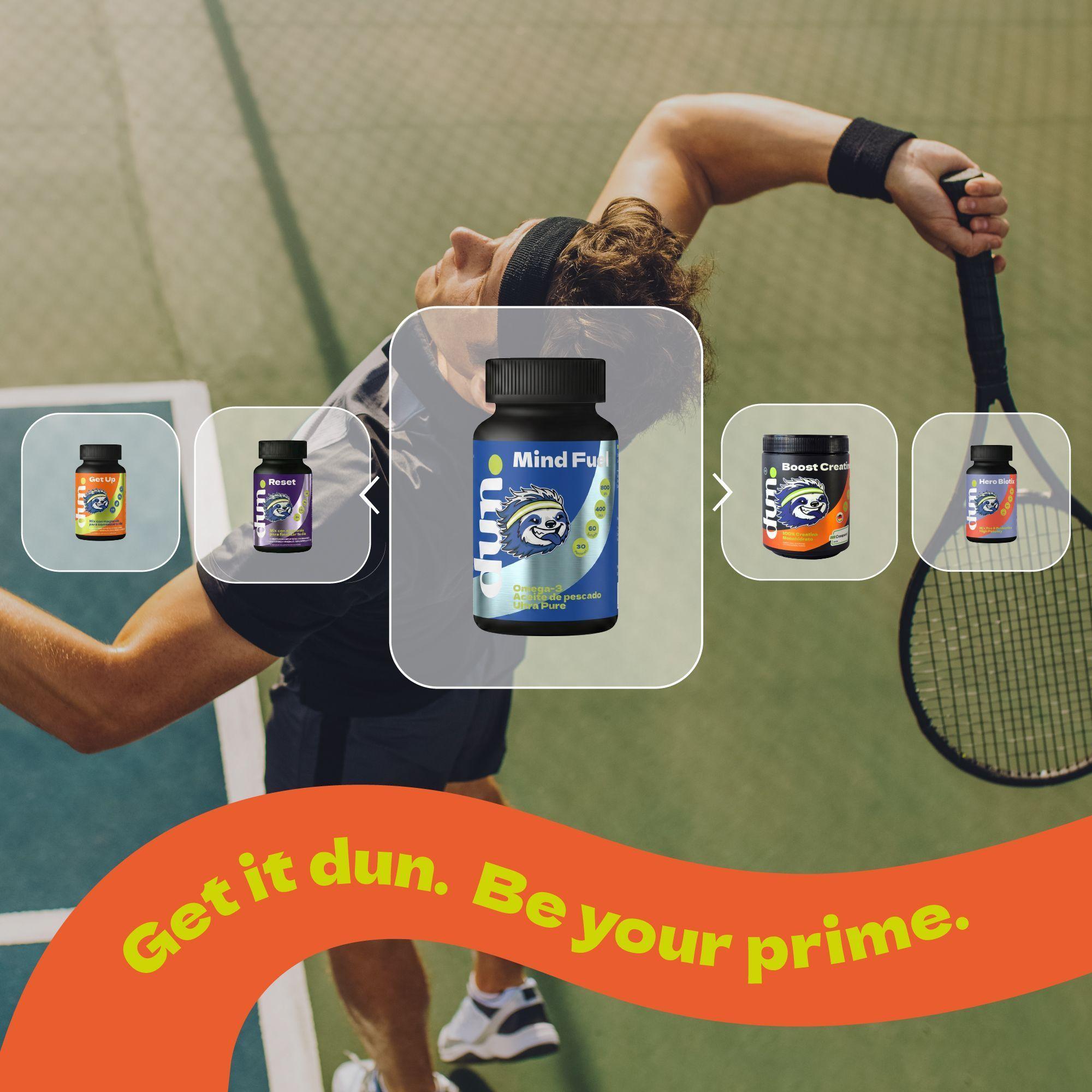 Omega 3 DUN® 800 EPA 400 DHA Alta Pureza Corazón y Cerebro Mind Fuel 60 Cápsulas-5