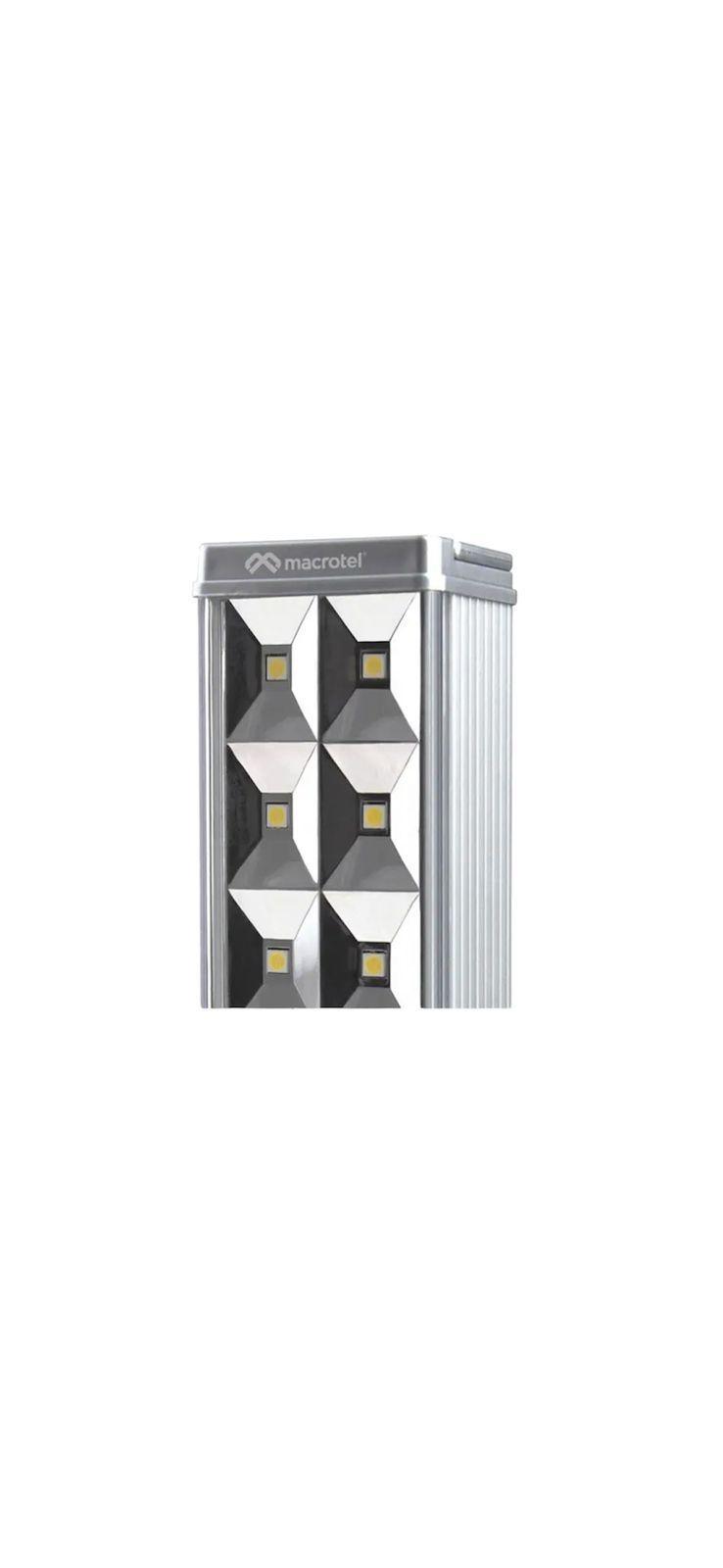 Linterna De Emergencia 12 Led Recargable Usb Macrotel-1