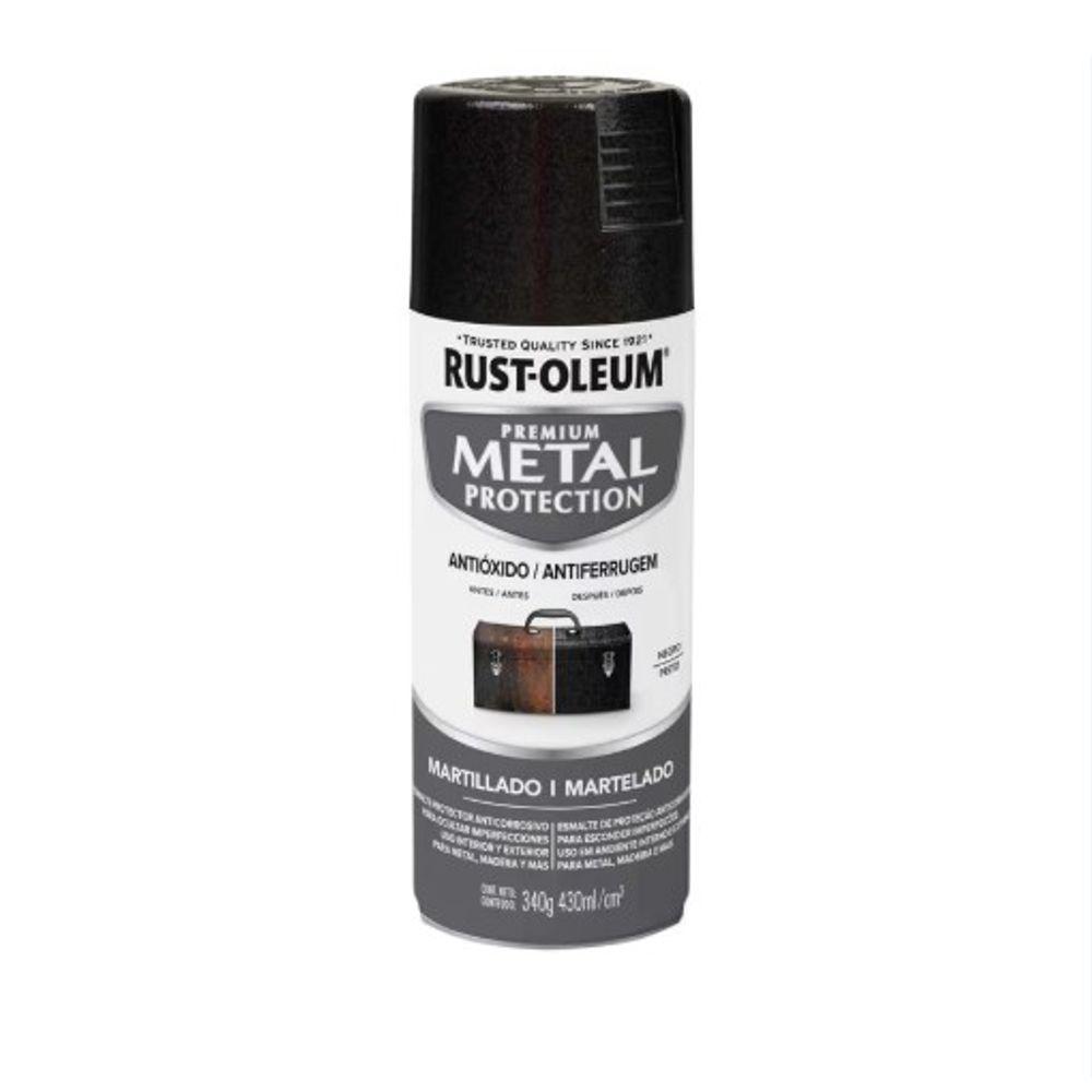 Esmalte en Spray Metal Protection Negro Martillado 340 g-0