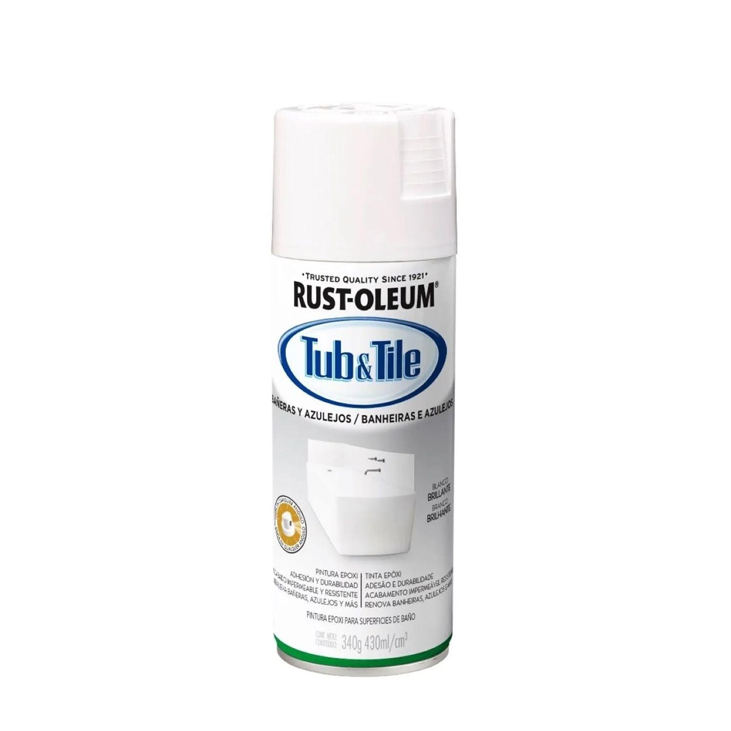 Pack 6 Unid. Pintura en Spray Bañera y Azulejos Blanco Brillante 340 g 700184-1