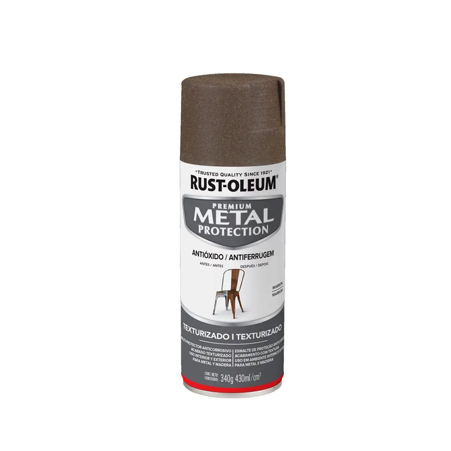 Pack 6 Unid. Pintura en Spray Metal Protection Anticorrosivo Texturado Marrón 340 g 700215-1