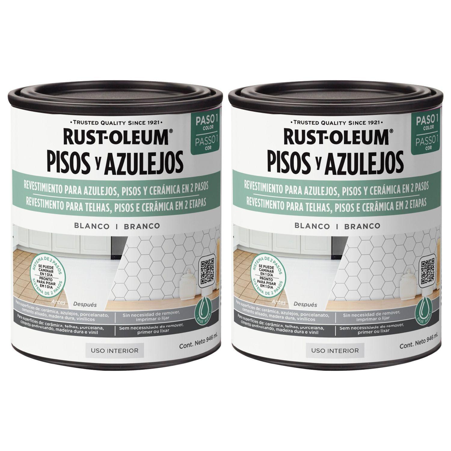 2 Pack Pintura para Pisos R RO Base Blanco 946 mL 700028-0
