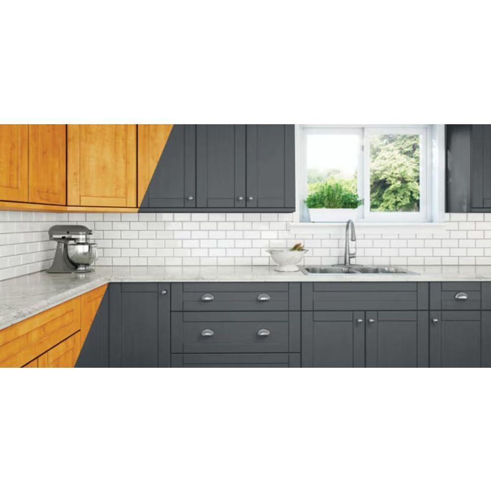 Pintura para Muebles Gris Oscuro Semi Brillante 946 ml-1