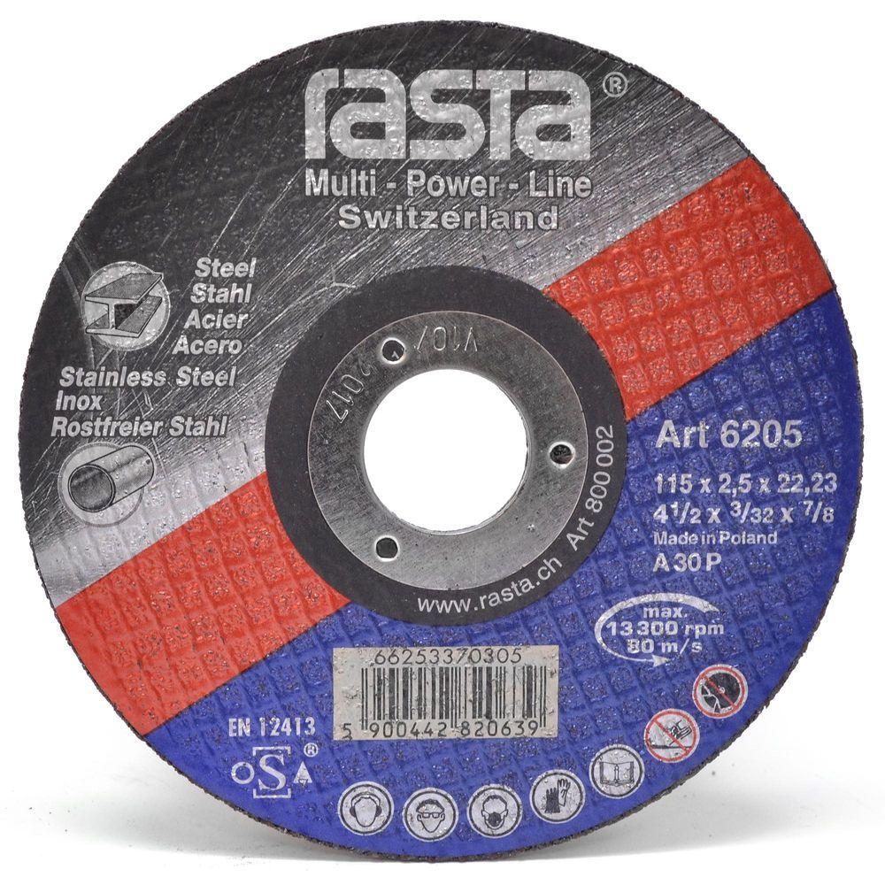 Disco de Corte Metal Rasta MP 4 1/2" (115x2,5x22mm)-0