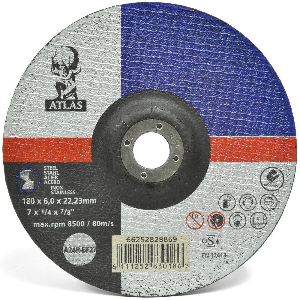 Disco de Desbaste Metal Universal 7" (180x6,0x22mm) CE 7"-1