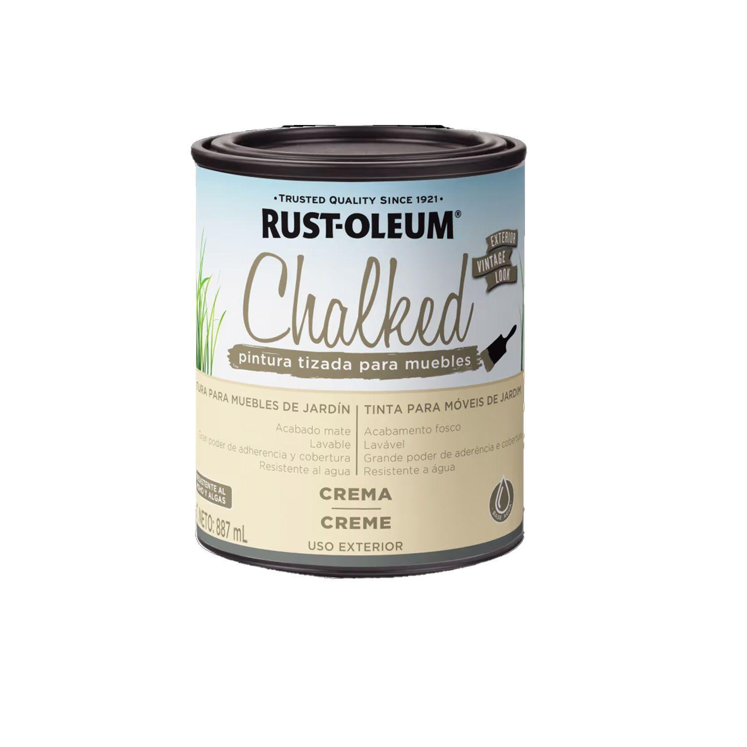 Pack 2 Unid. Pintura Tizada para Muebles Chalked Crema Gasa Ultra Mate 887 ml 700118-1