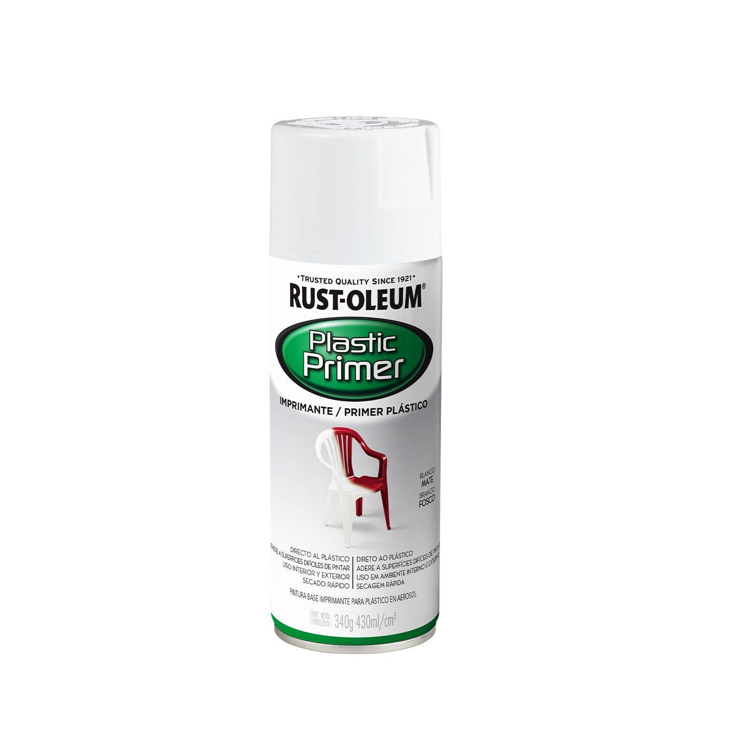 Pack 6 Unid. Pintura en Spray Imprimante Plástico Blanco 340 g 700167-1