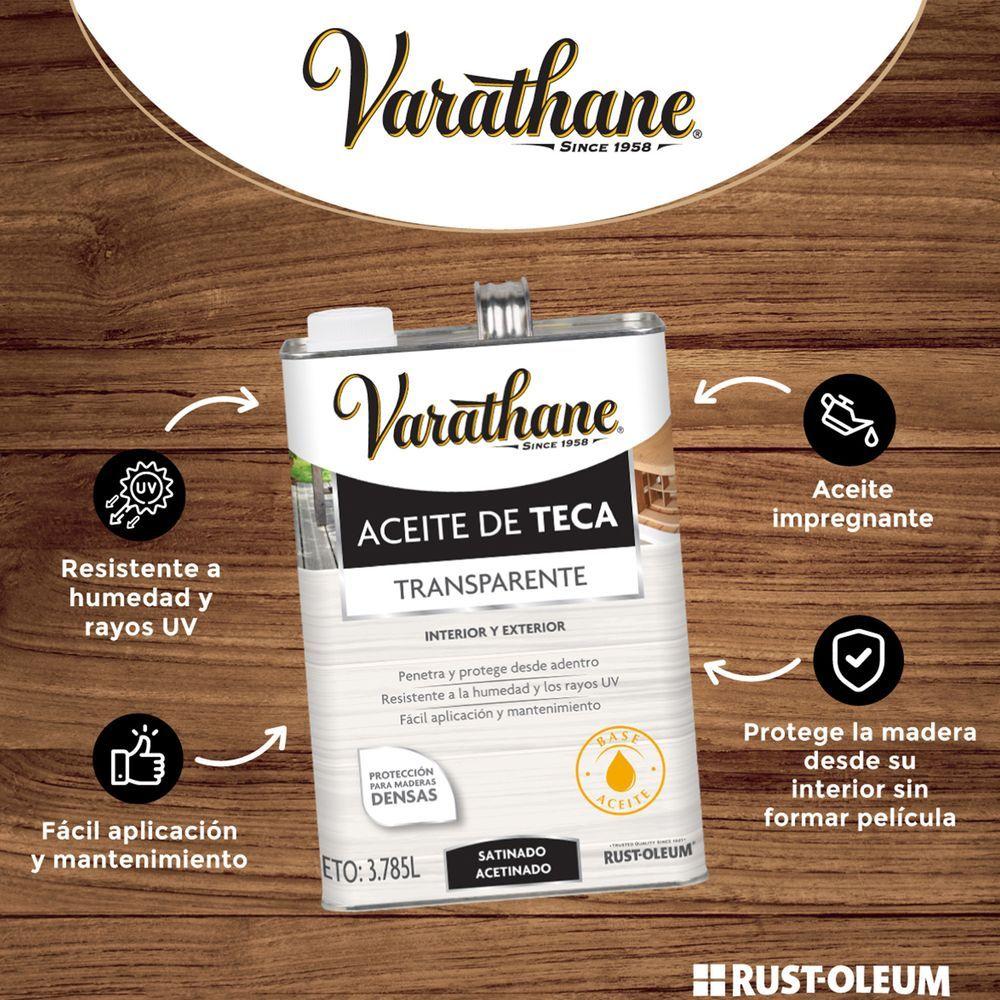 Aceite de Teca Protector para Madera Exterior 3.785 L-1
