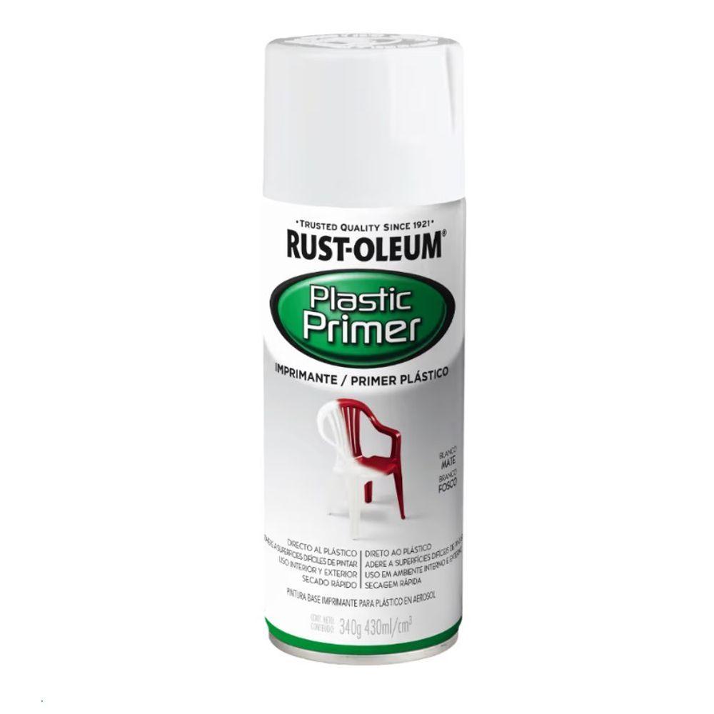 Pintura en Spray Imprimante Plástico Blanco 340 g-0