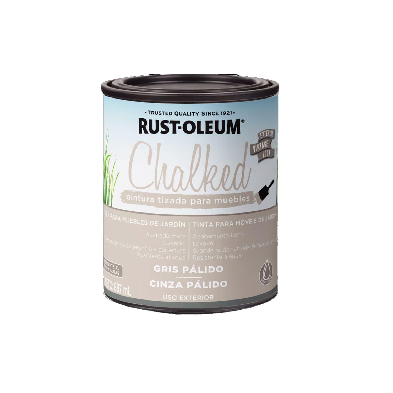 Pack 2 Unid. Pintura Tizada para Muebles Chalked Gris Pálido Ultra Mate 887 ml 700119-1