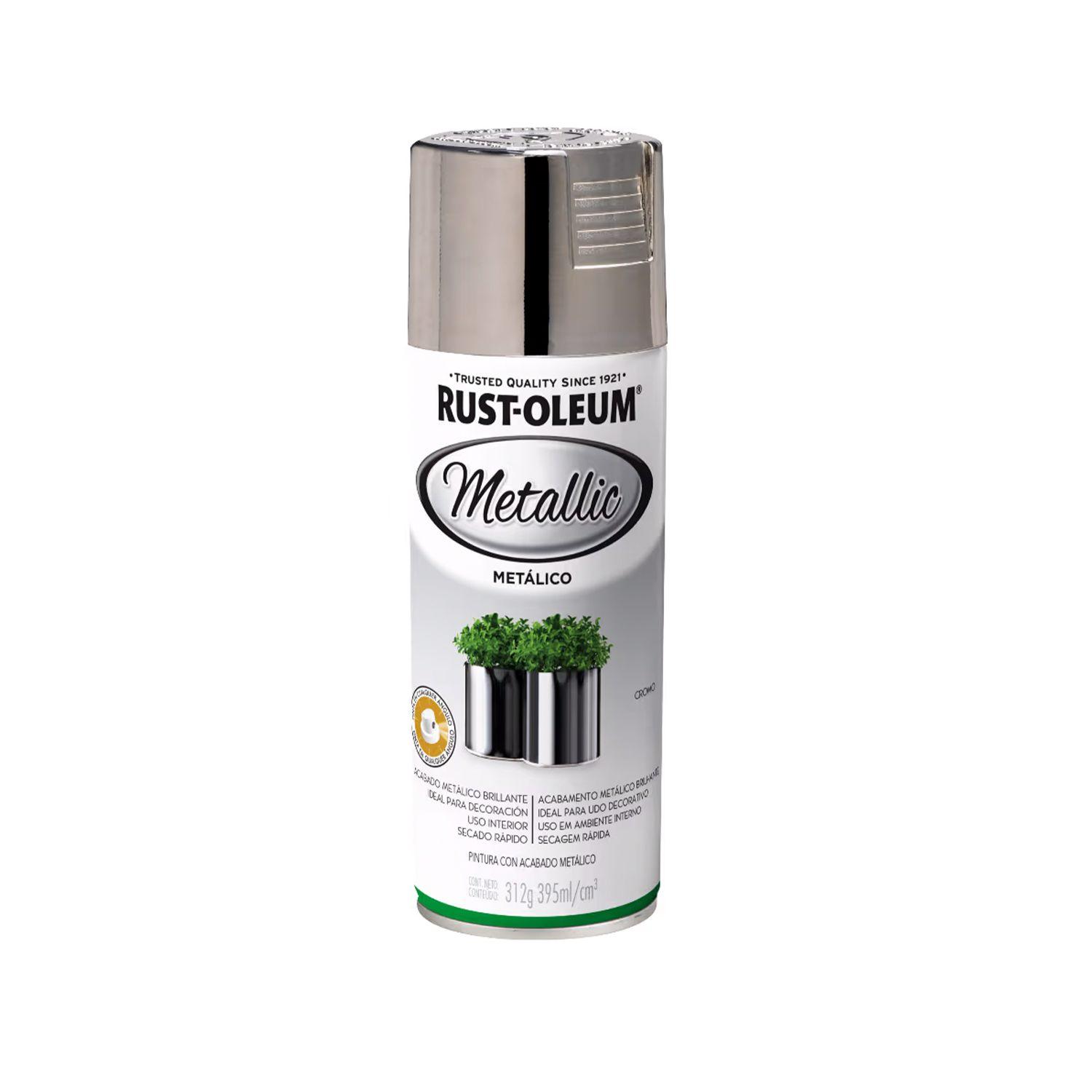 6 Pack Pinturas en Spray Special Metallic Acabado Cromo Brillante 312 g 700148-1