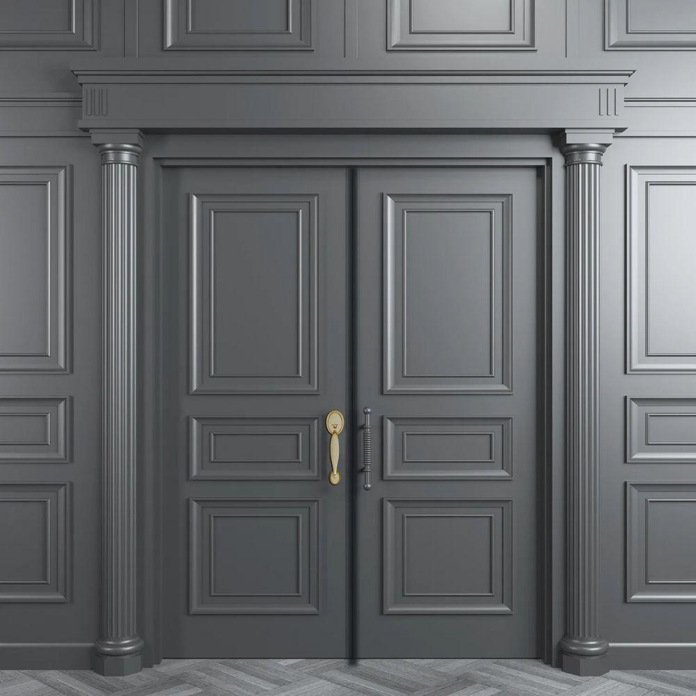 Pinturas para Puertas Interior y Exteriror Gris Alpino-1
