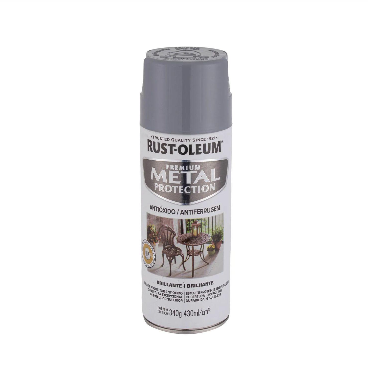 6 Pack Pinturas en Spray Metal Protection Anticorrosivo Gris Humo Brillante 340 g 700204-1