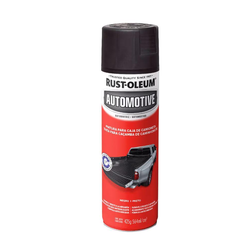 Pintura en Spray Protectora para Caja de Camioneta Negro-0