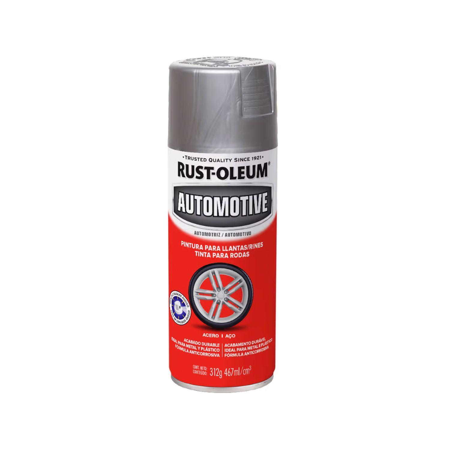 Pack 6 Unid. Pinturas en Spray Automotive para Llantas/Rines Acero Satinado 312 g 700236-1