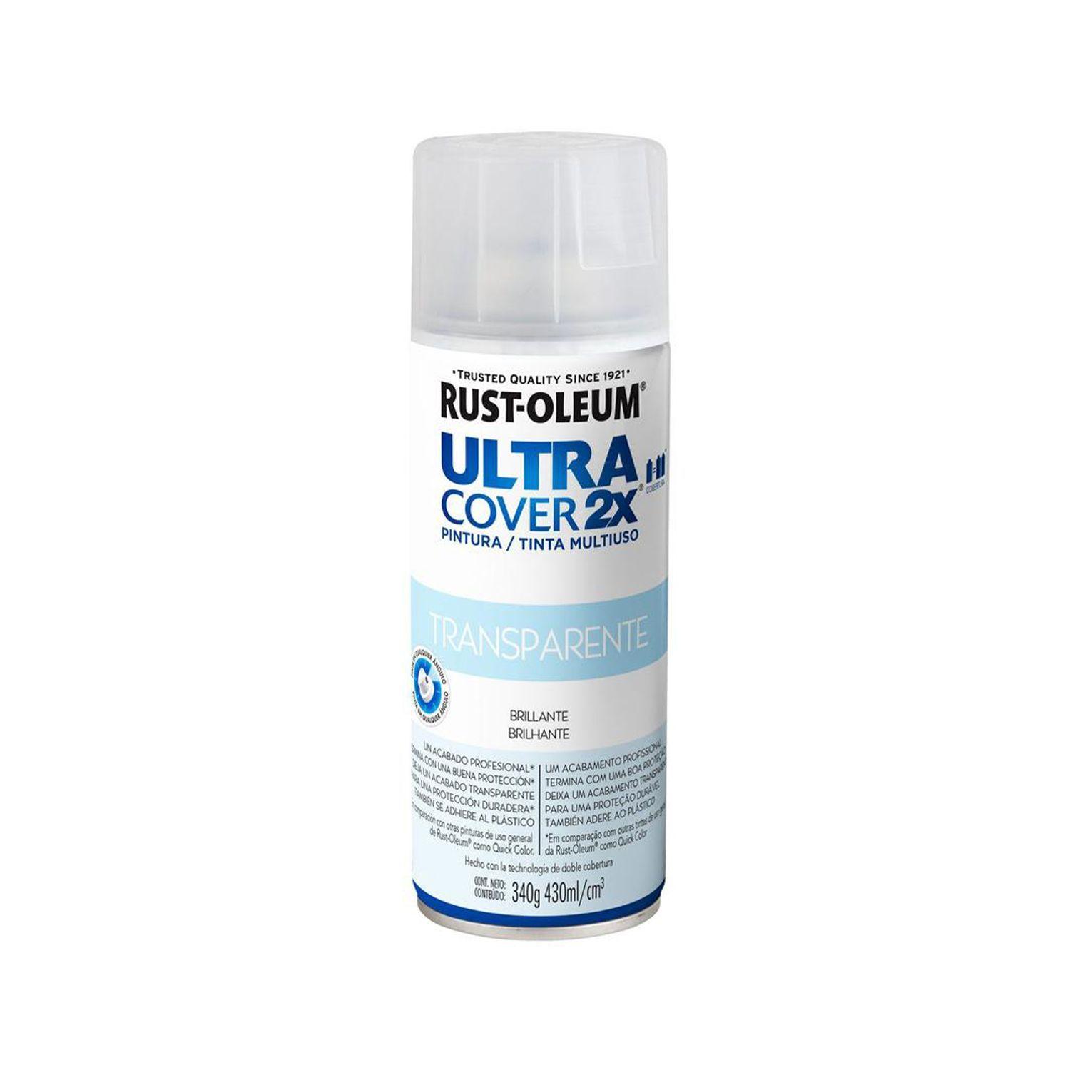 Pack 6 Unid. Pintura en Spray Ultra Cover 2X Multiuso Transparente Brillante 340 g 700055-1