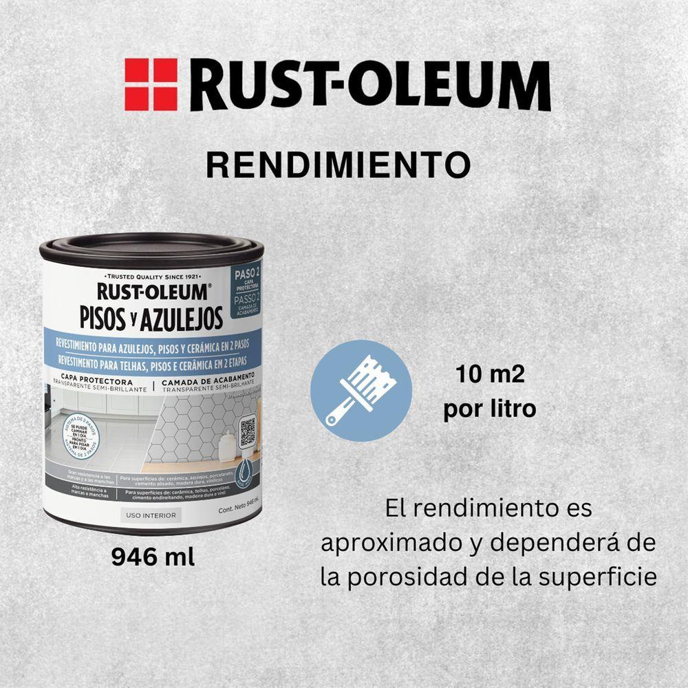 Protector para Pisos y Azulejos Gris Perla 946 ml-4