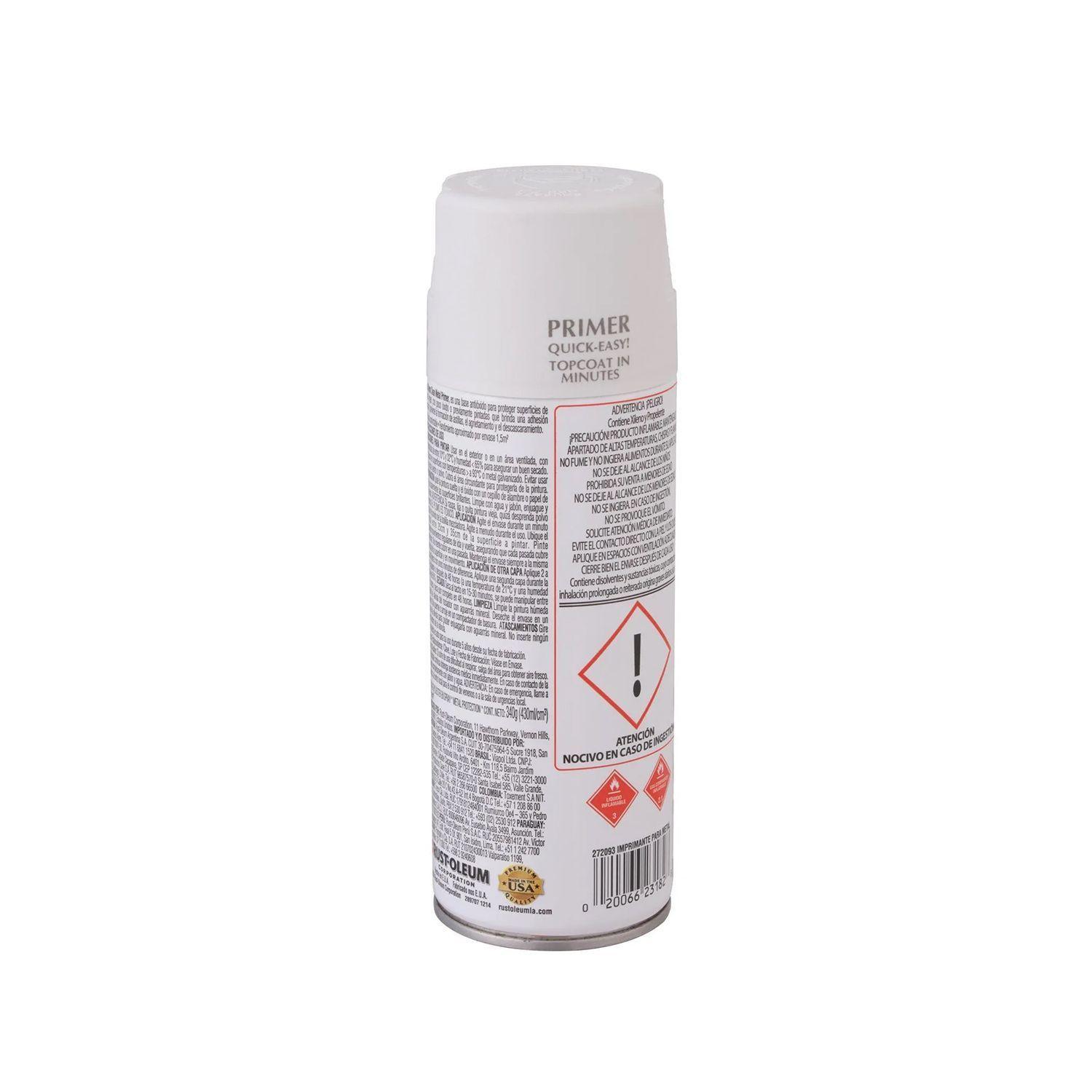 Pack 6 Unid.Spray y Imprimante Metal Protection Virgen Blanco Mate 340g 700187-2