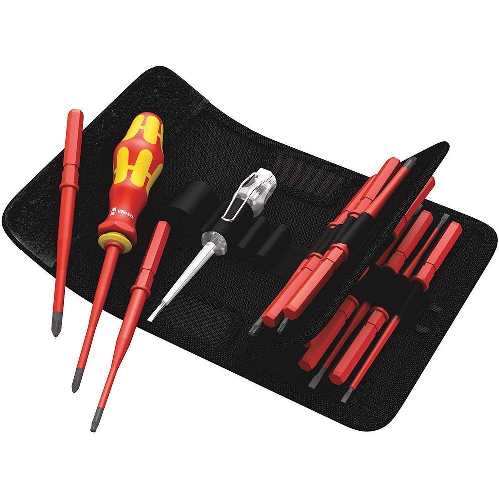 Set Destornillador Aislado VDE + Buscapolo 1000V (16 Piezas-0